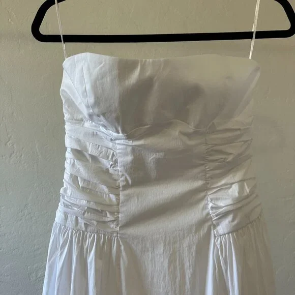 Mango Strapless Midi Dress - Picture 2 of 11